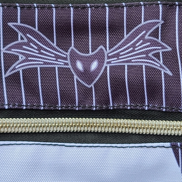 The Nightmare Before Christmas Jack & Sally Split Passport Crossbody Bag - Picture 9 of 17